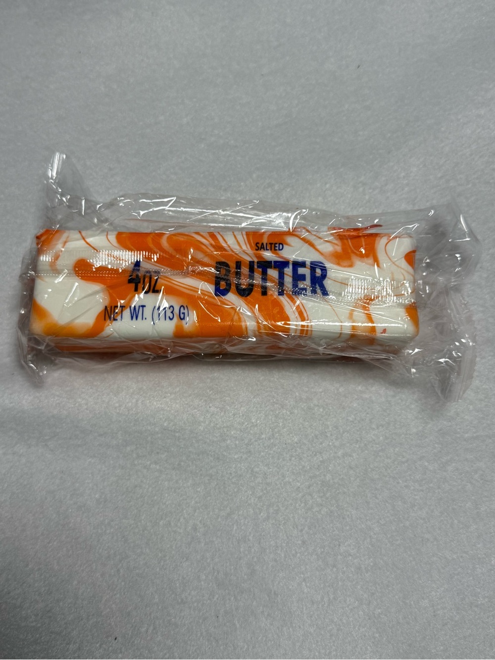 NEW Butter Bar Slow Rising Squishy Sensory Stress Relief Toy Orange Swirl